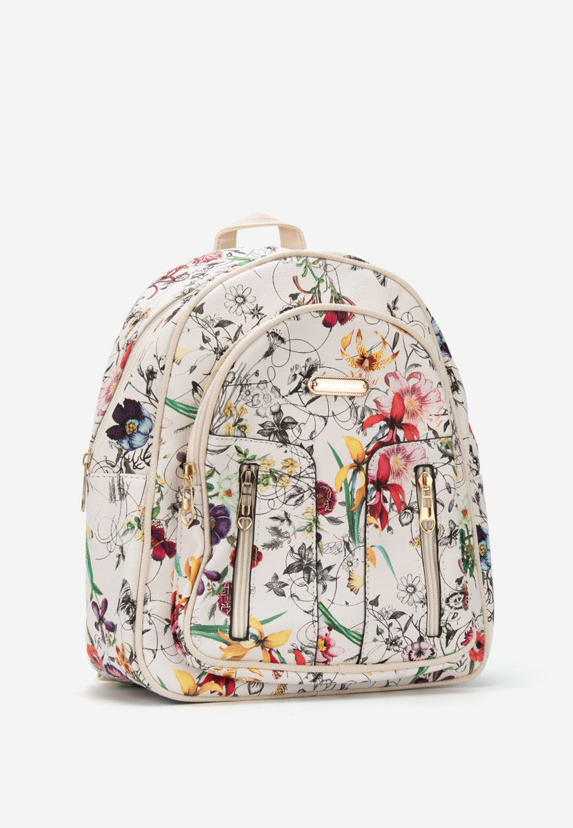 Sac à dos pour femme blanc Floryna V2