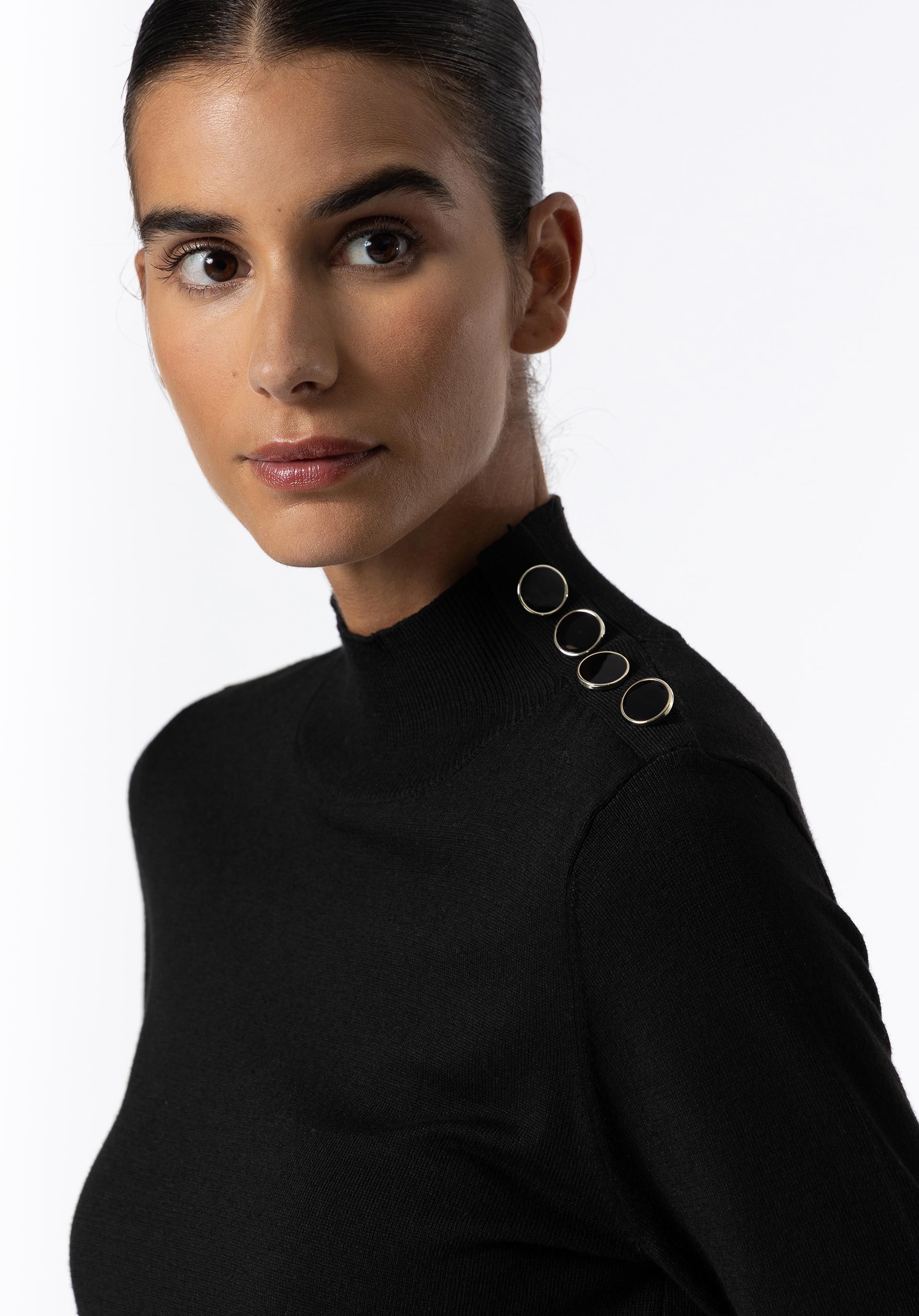 Camisola de Malha com Botões