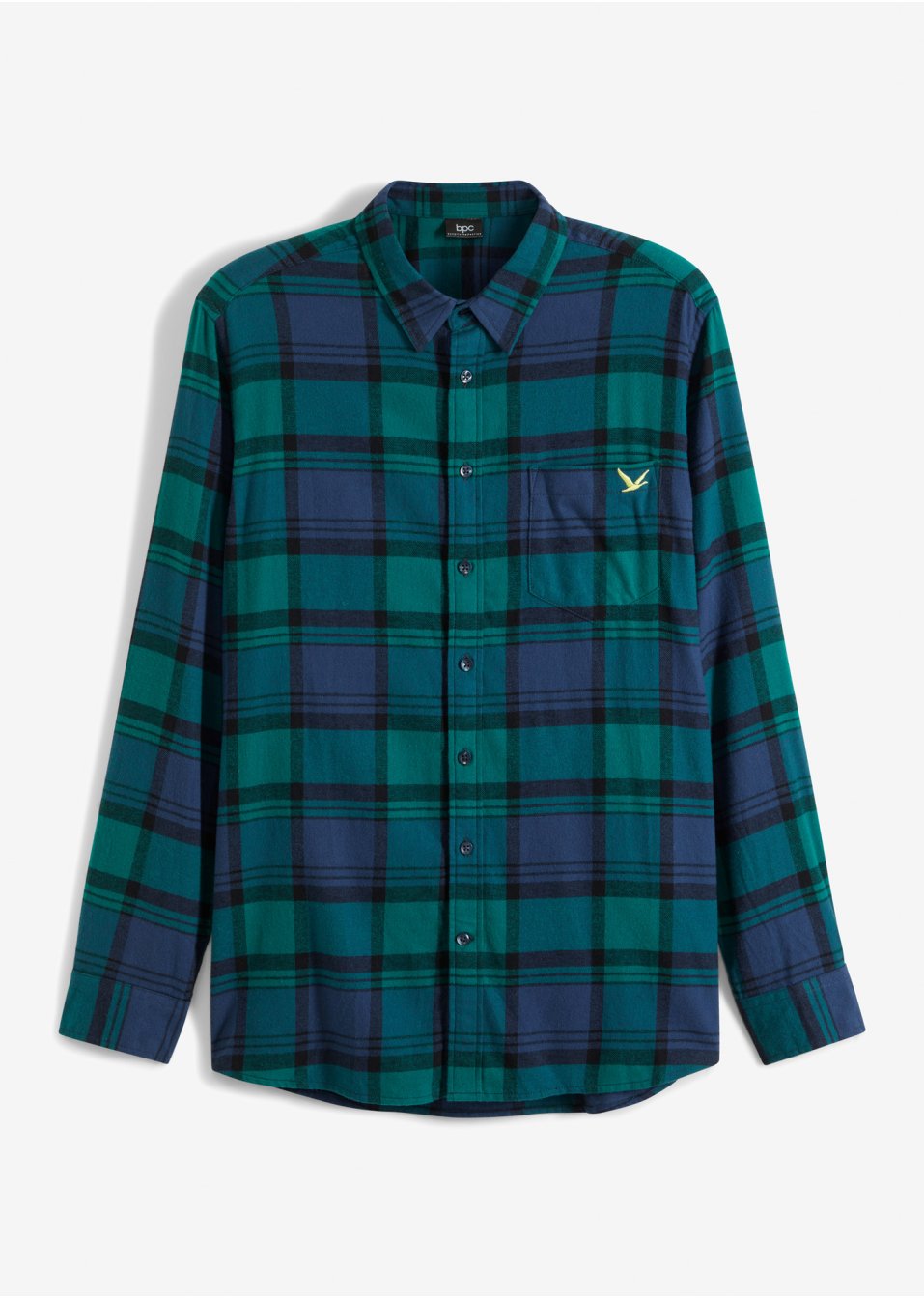 Chemise manches longues en flanelle