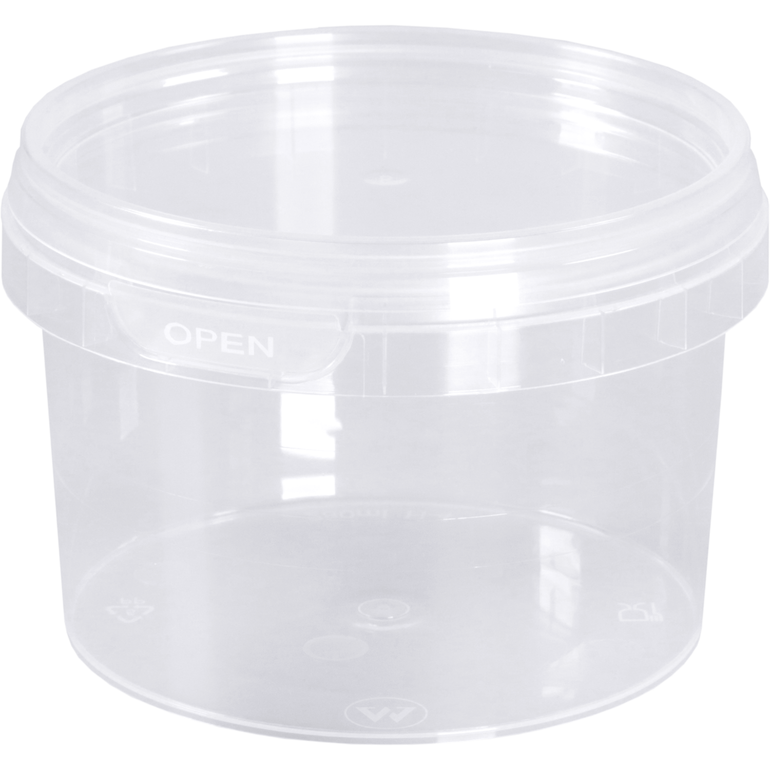 Cup, met deksel, pP, 280ml, transparant