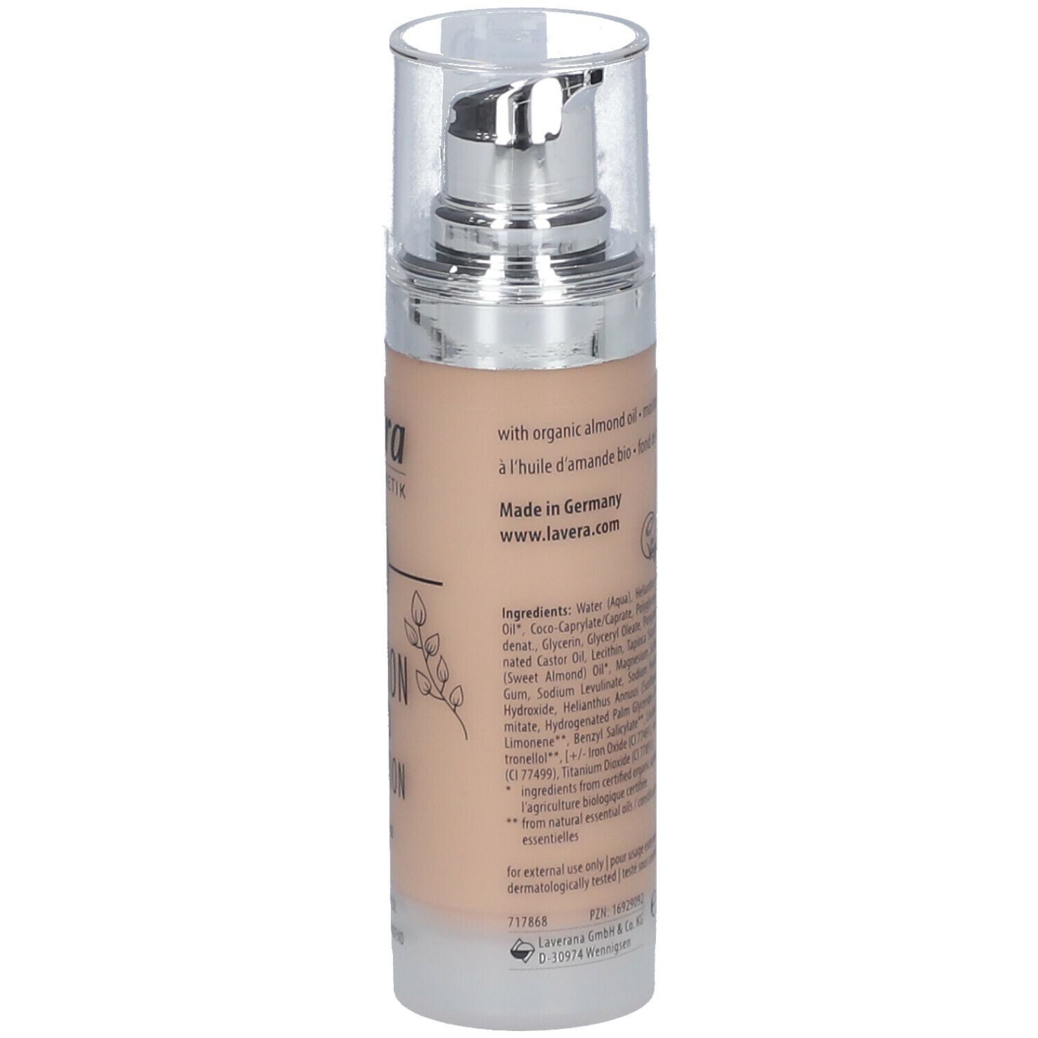lavera Hyaluron Liquid Foundation Ivory Cool