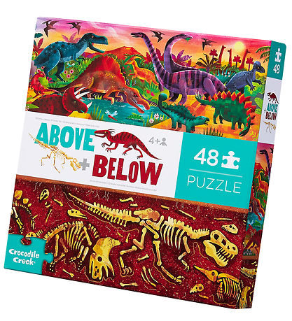 Crocodile Creek Puzzlespiel - 48 Teile - Dinosaur World