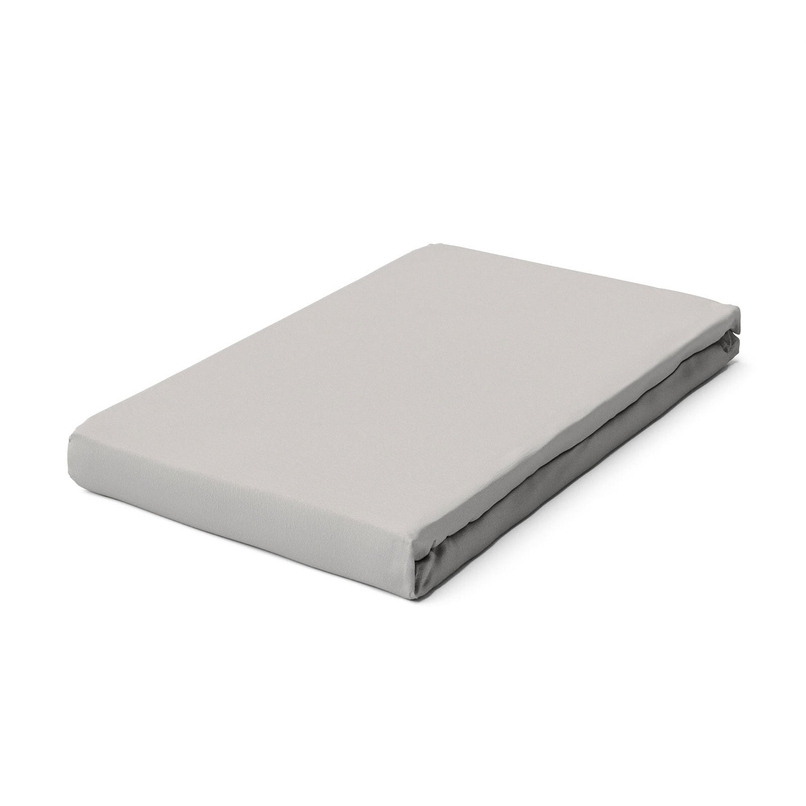 schlafgut Jersey-Spannbettlaken PURE 90-100 x 190-220 cm hellgrau