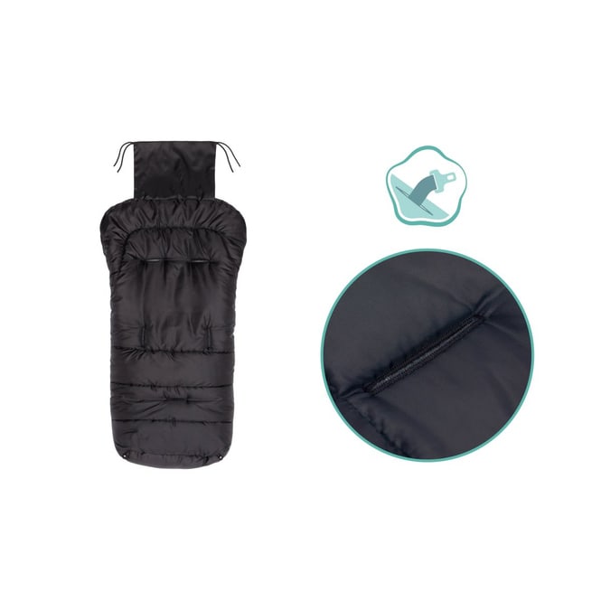 MICA - Winterfußsack Eco BIG - schwarz