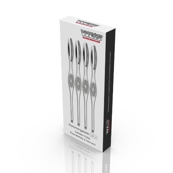 Kreeftenvorkjes , Set van 4 stuks â Weis