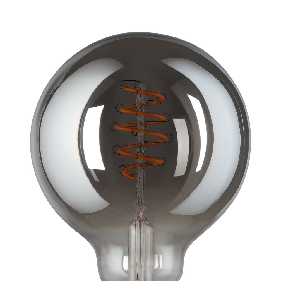 EGLO - E27 G95 spiral, røg - Varm hvid - Zigbee, Bluetooth