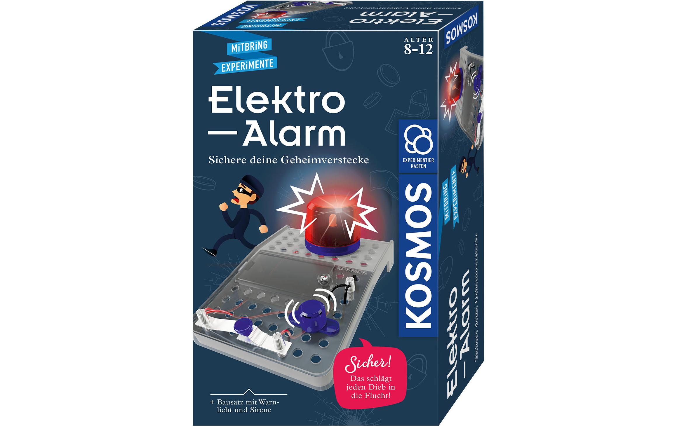 Experimentierkasten Elektro-AlarmBausatz mit Warnlicht und Sirene