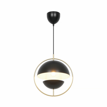 Nordlux hanglamp Tavia zwart messing 40W - E27