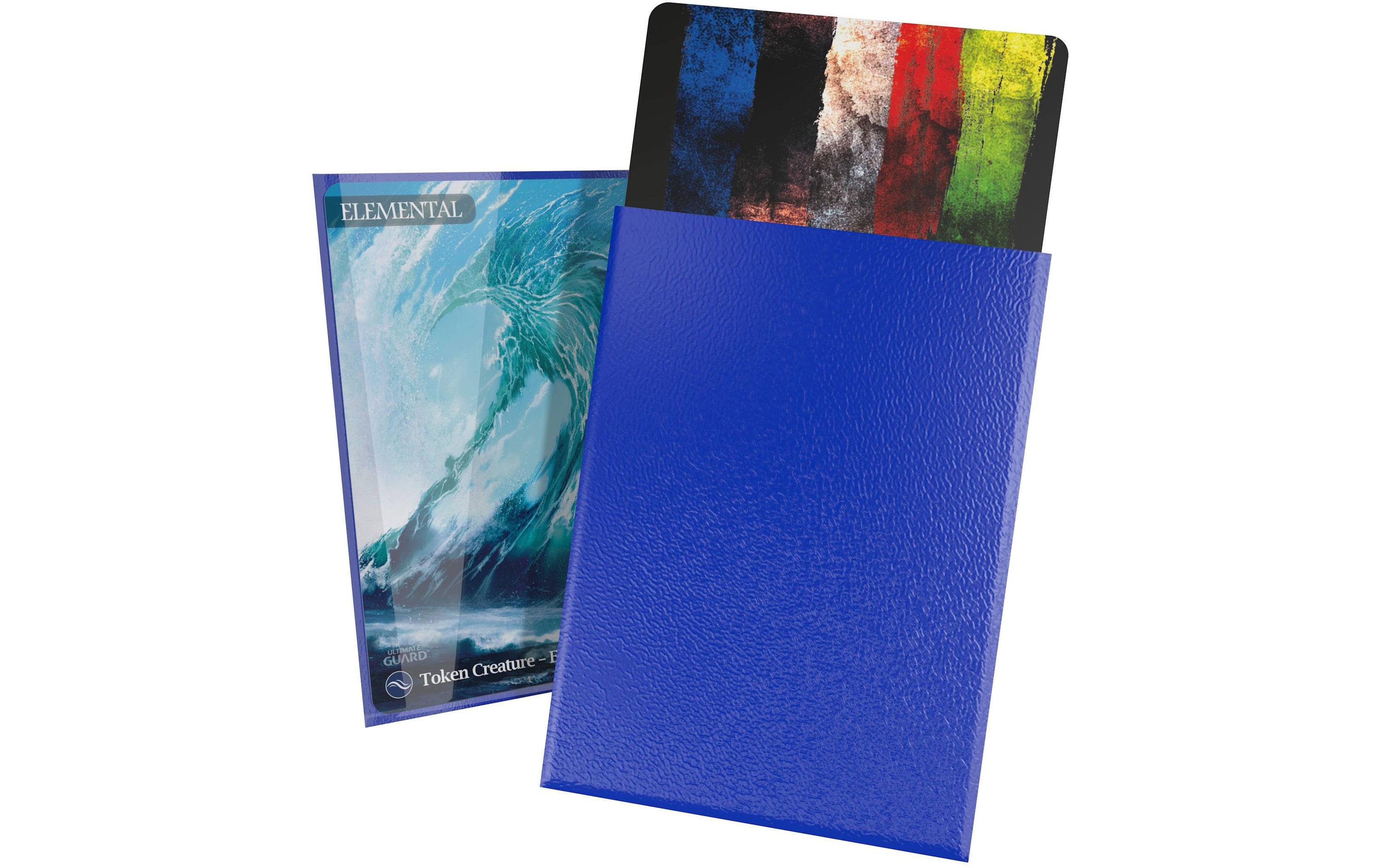 Kartenhülle Cortex Sleeves Standardgrösse Blau 100Ideal-Fit Sleeves 66 x 91 mm