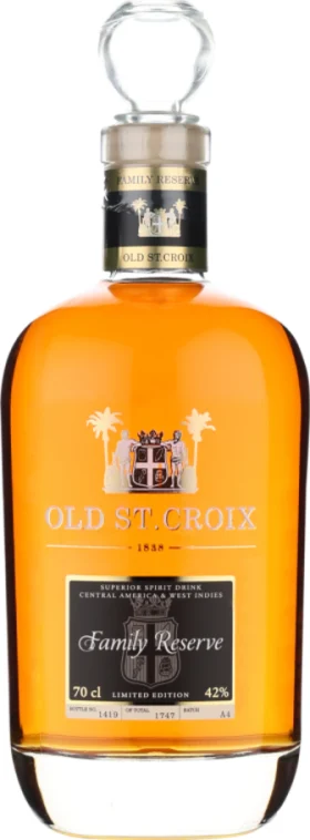 OLD ST. CROIX FAMILY RESERVE RUM 70CL