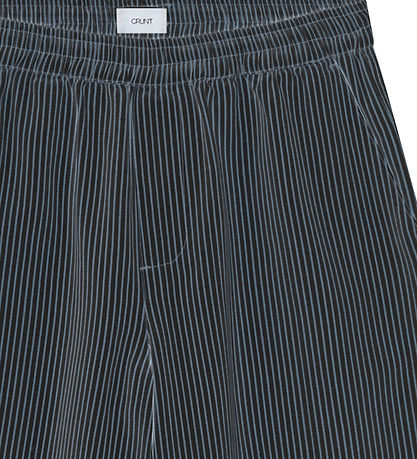 Grunt Jeans - Agri - Navy/Weiß gestreift