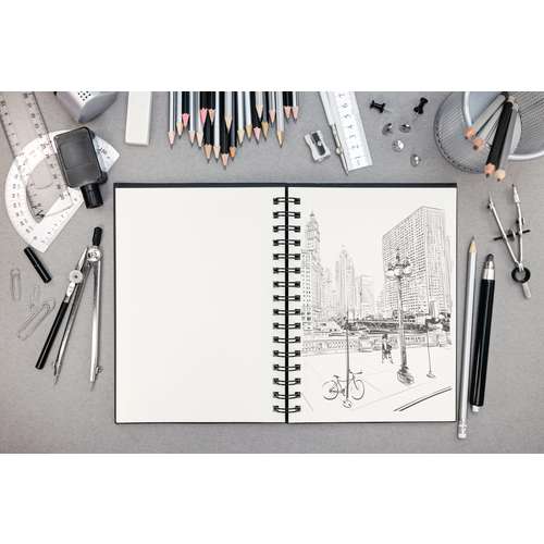 Clairefontaine Goldline® Skizzenbuch mit Spiralbindung