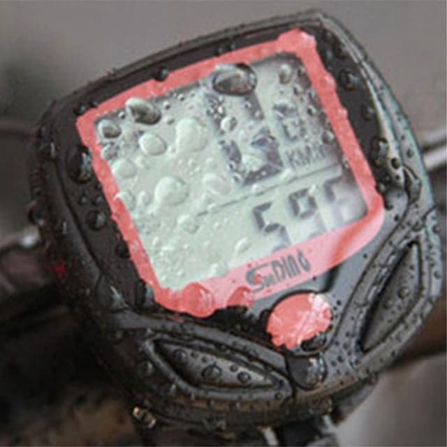 Cykelcomputer kilometertæller med 14 funktioner Vandtæt LCD cykelhastighedsmåler