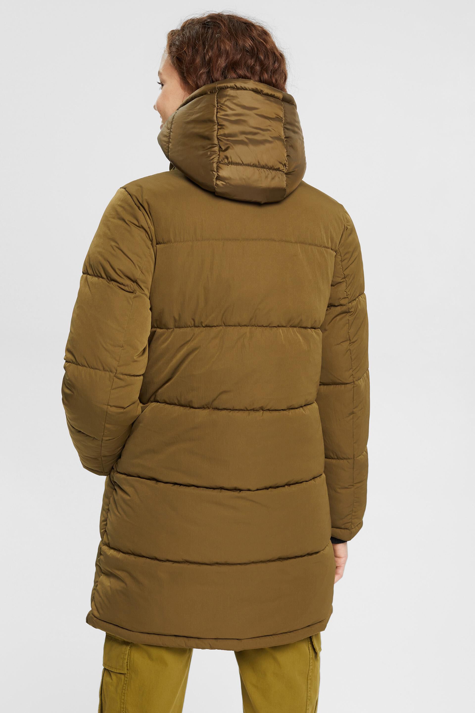Manteau matelassé à capuche amovible