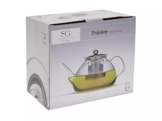 Théière en verre - 1,3 L