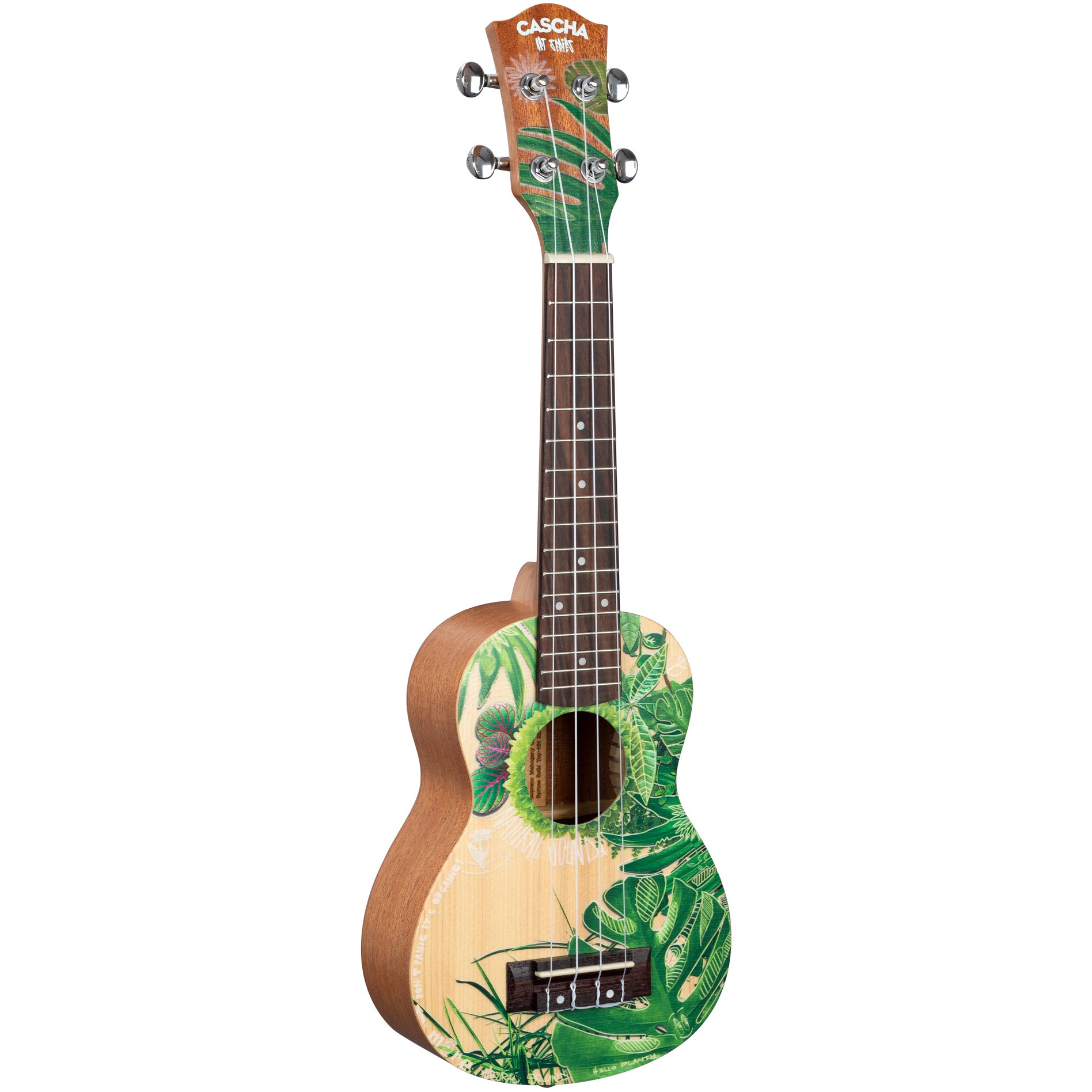 Cascha HH 2602 Sopran Art Series Leafy sopraan ukelele set