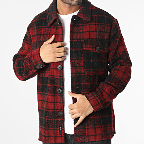 Surchemise A Carreaux Cane Check Rouge Noir