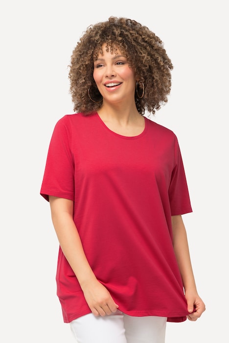 T-Shirt, A-Linie, Rundhalsausschnitt, Halbarm