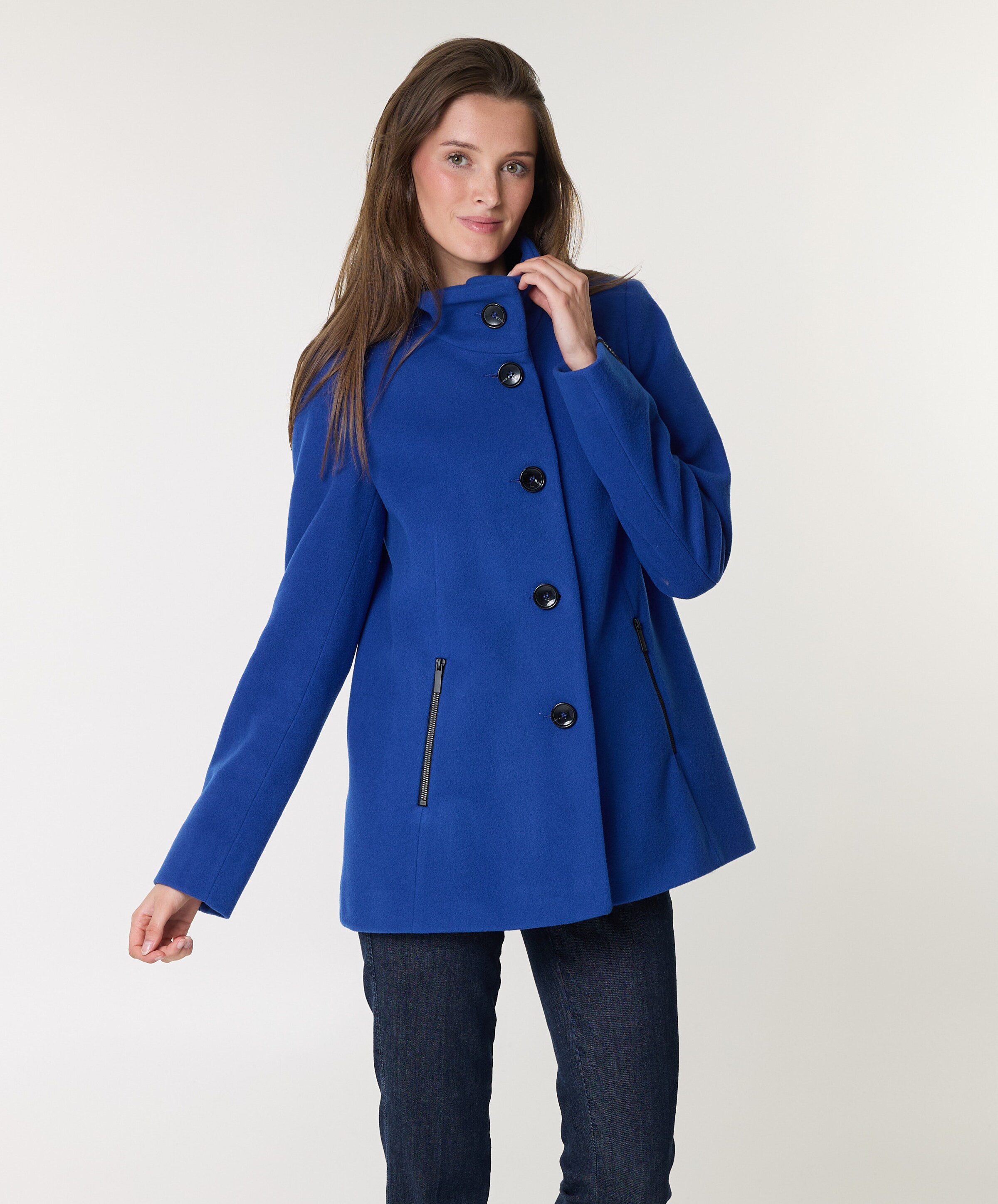 Milo Dames jas blauw