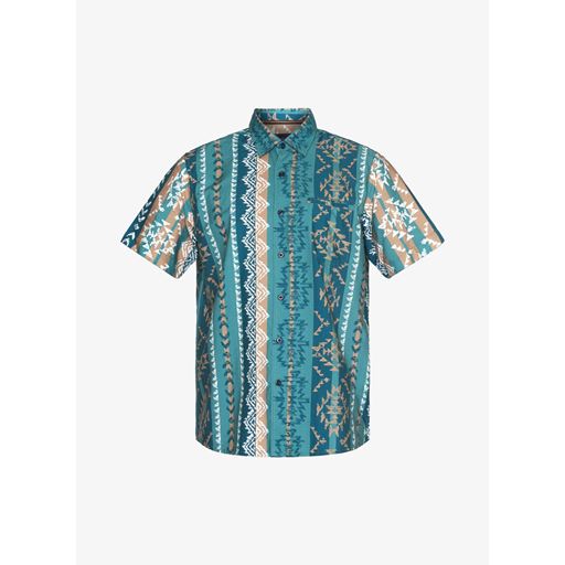 Signal Gavo Native Print Skjorte, Ocean Teal, 3XL
