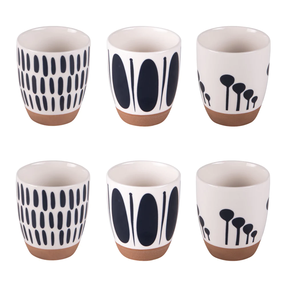 Coffret de 6 gobelets Mikonos 10 cl Table passion