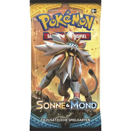 Pokemon Sonne & Mond 01 Booster Fix 36, sortiert