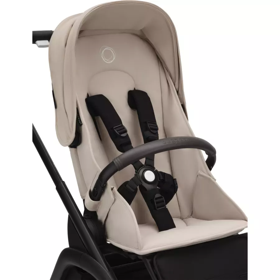 bugaboo Kinderwagen Dragonfly Complete Black Desert Taupe