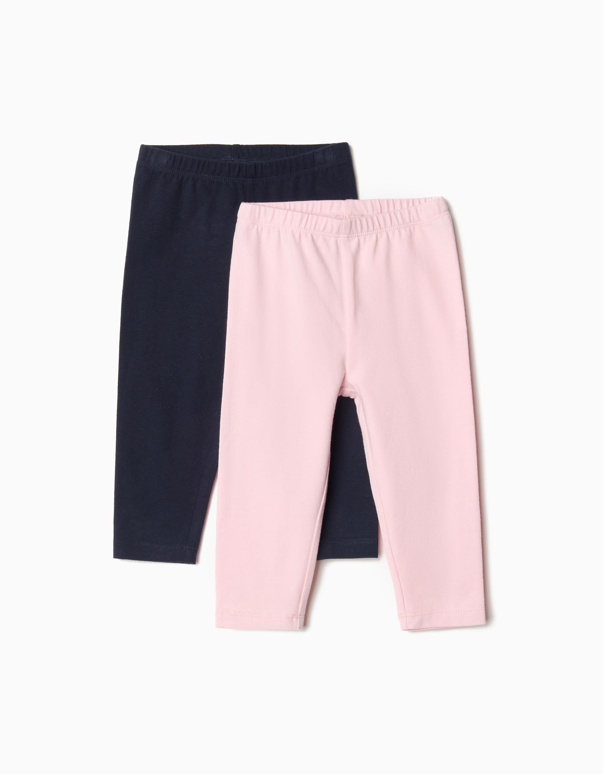 Pack 2 Leggings, Menina, Multicor