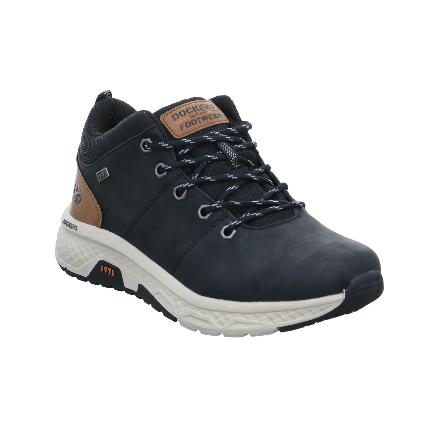 DOCKERS Boots Schwarz Lederimitat