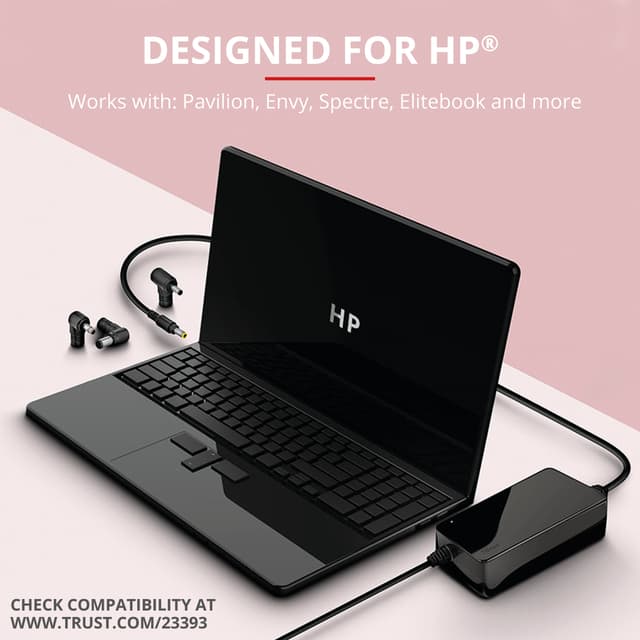 Trust Maxo HP 90 Watt oplader til bærbar computer