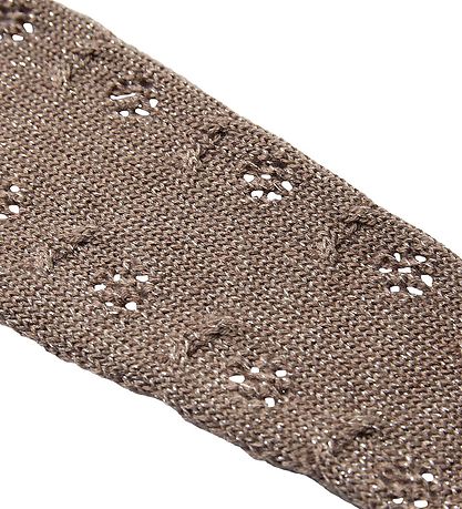 Sofie Schnoor T?rkl?de - Strik - Uld - Beige/Sølver