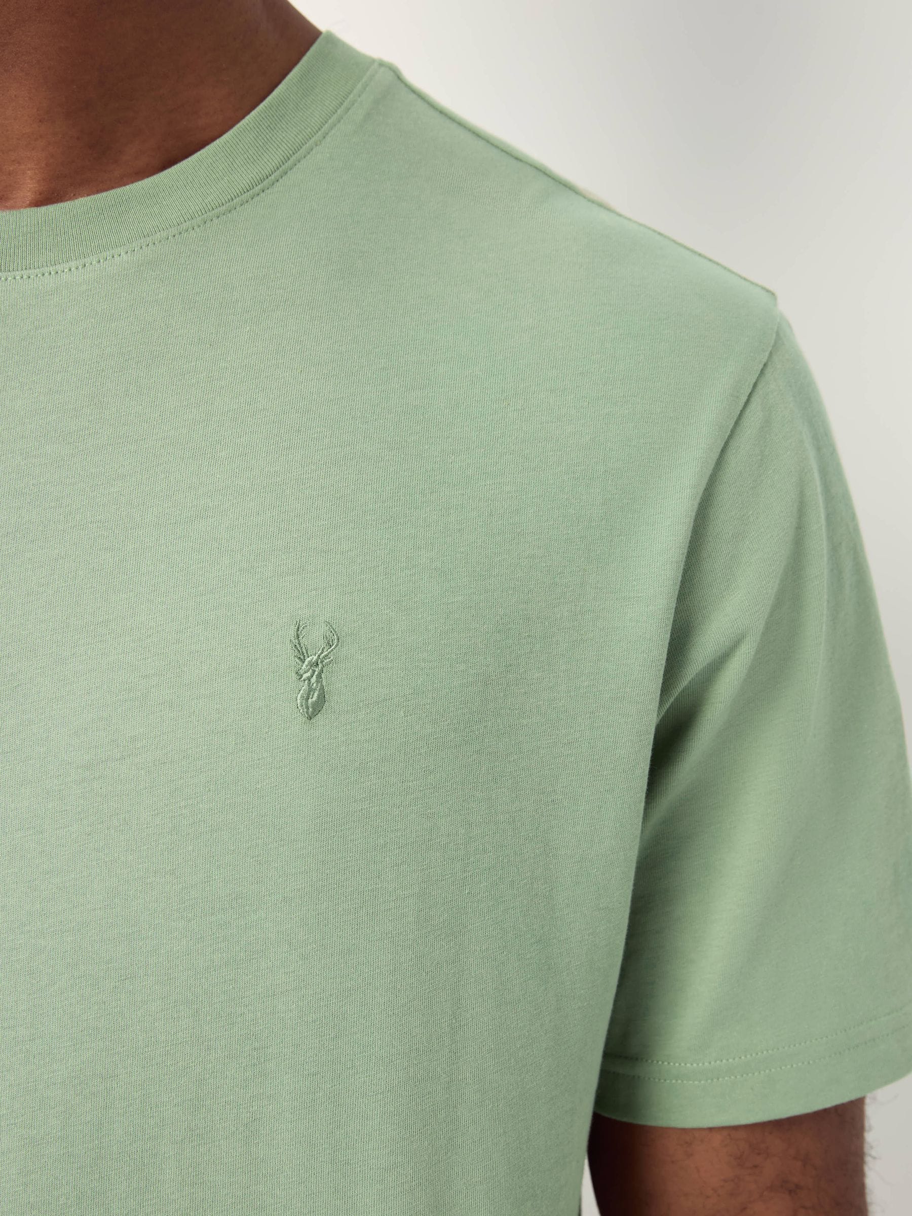 Grijs/roze/ecru/groen - Normale Pasvorm - Verpakking met 4 T-shirts