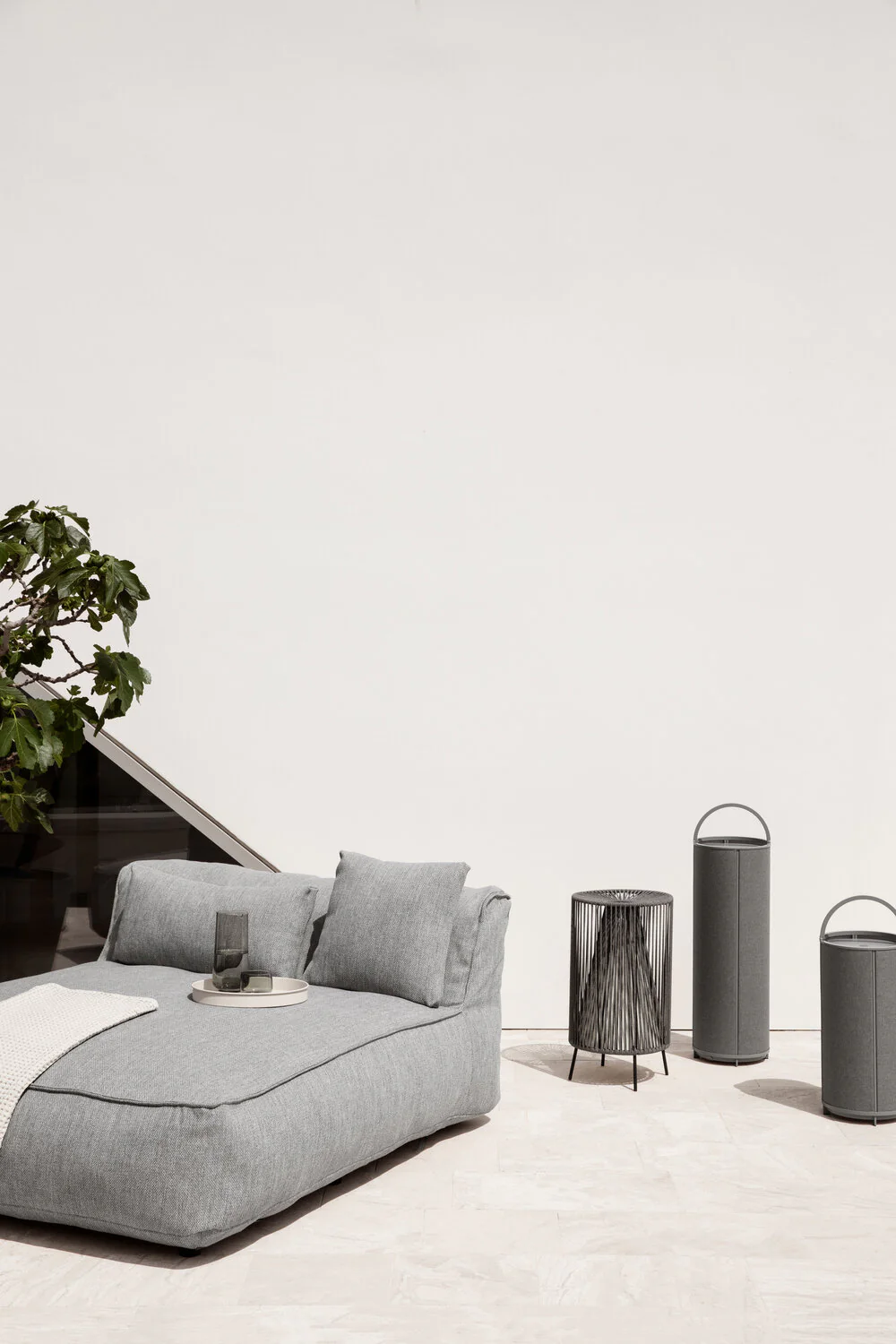 Blomus  ROPE LED lampe - Coal