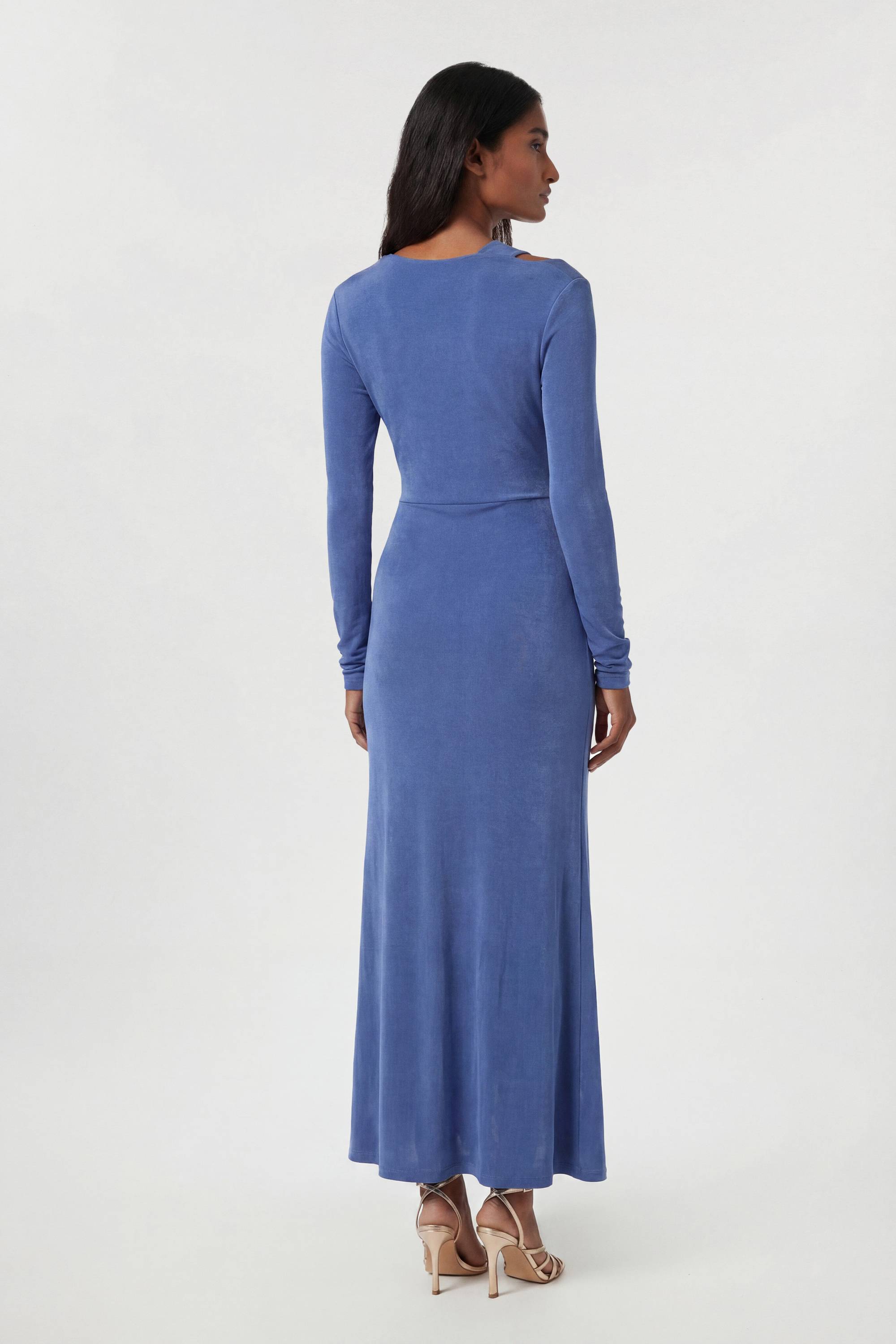 KarenMillen Robe Longue En Crêpe Fluide Avec Détail Torsadé