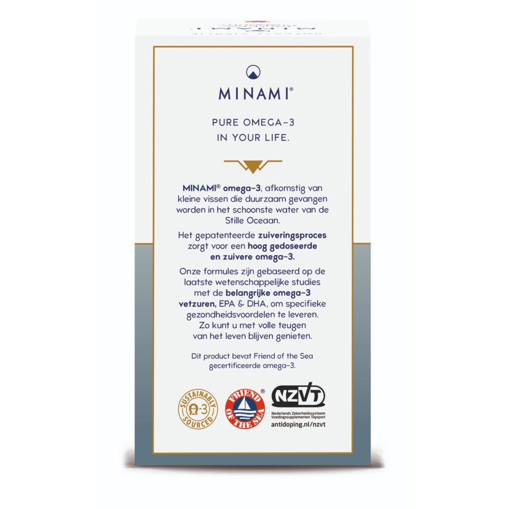 Minami MorEPA Platinum + Vitamine D360 softgels
