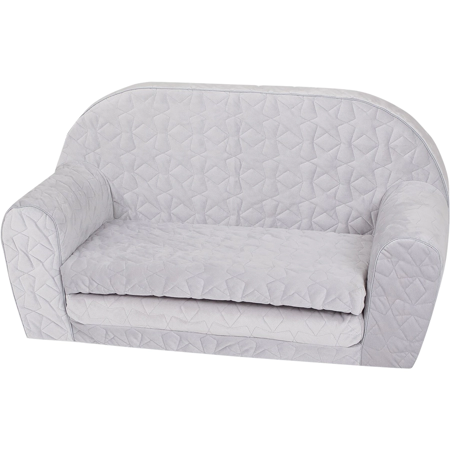 knorr toys® Kindersofa Cosy geo grey grau