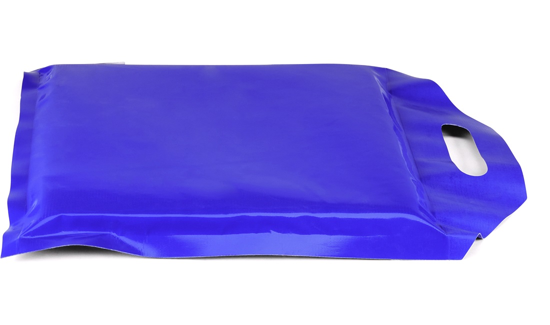 Pude med 3 cm polstring Blå