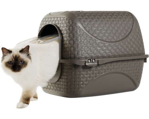 Kattenbak bama pet Prive 41.8 x 50.5 x 39.6 cm duif