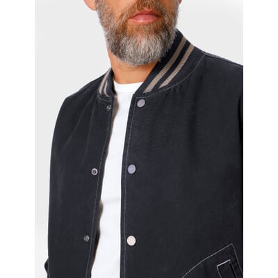Herren-Collegejacke, Dunkelblau