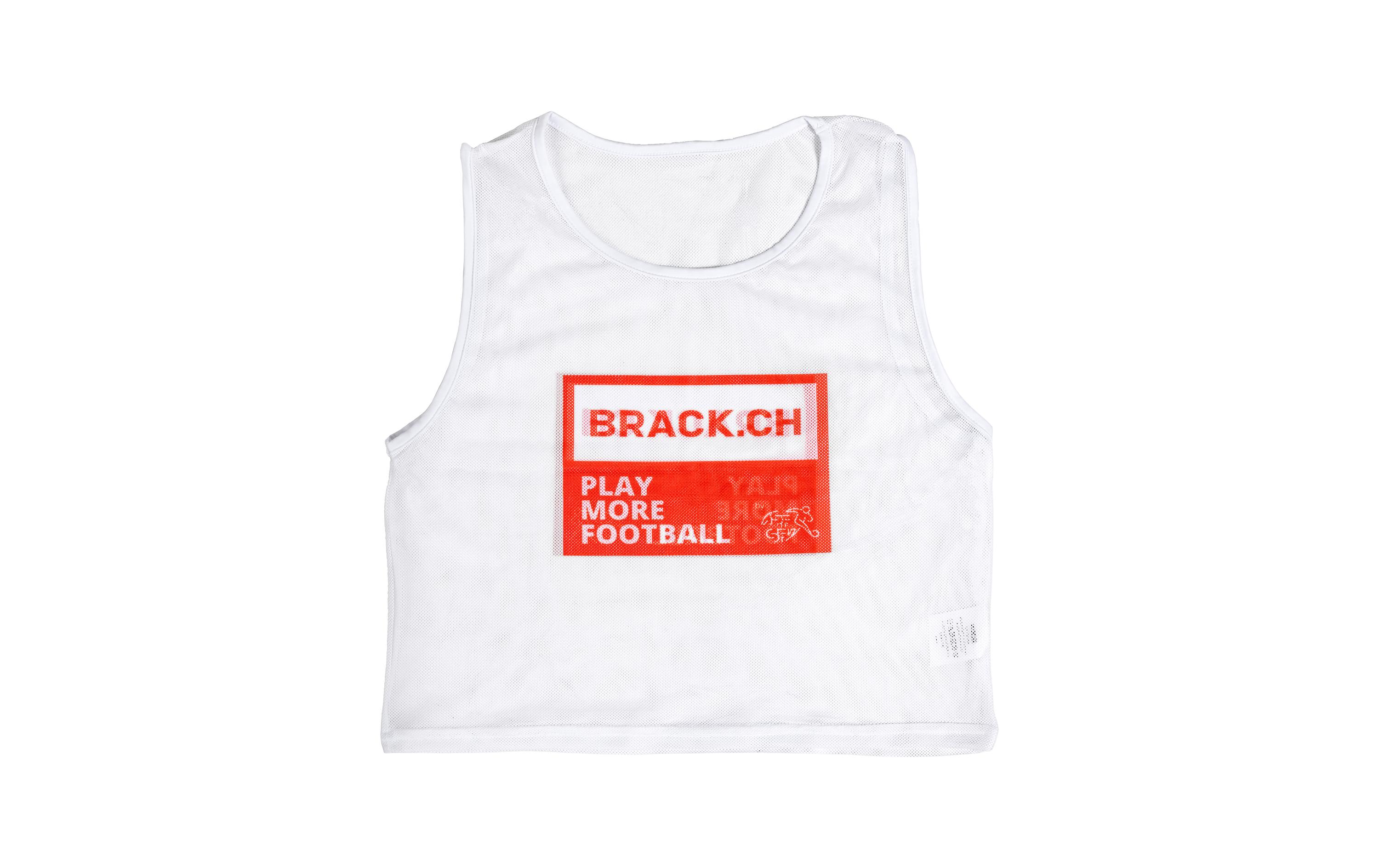 Play More Football Trikots, WeissSet mit 10 Stück