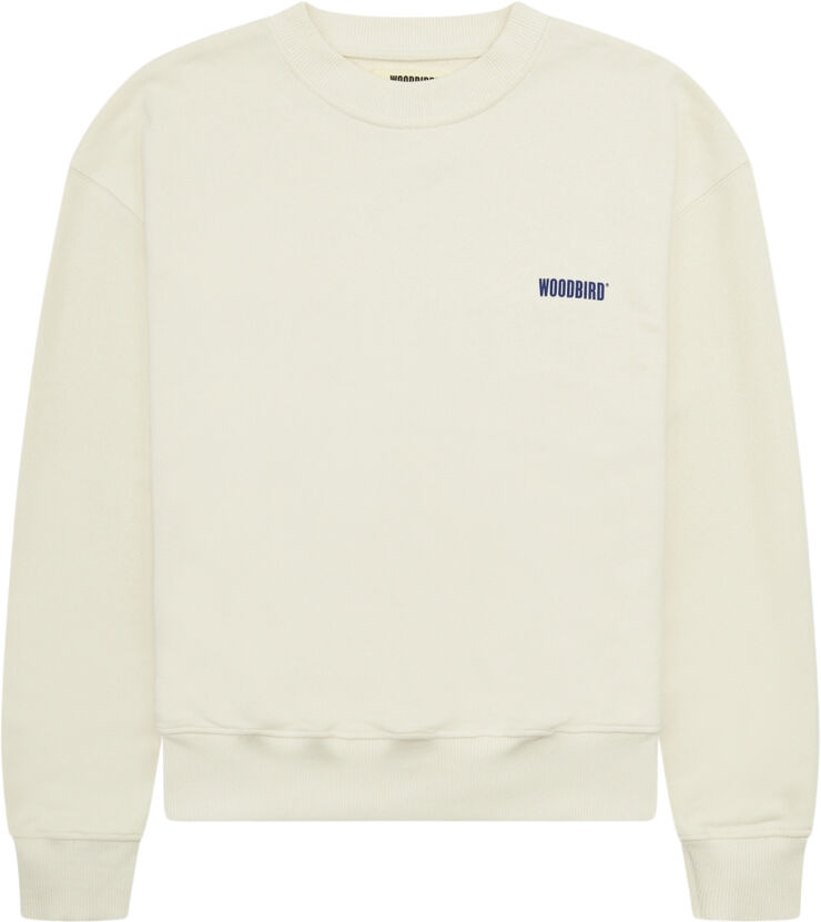 Woodbird WBCupe Globe Crew Off white