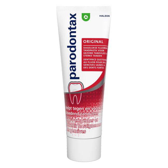 Parodontax Original Dagelijkse Tandpasta Tegen Bloedend Tandvlees 75 ML
