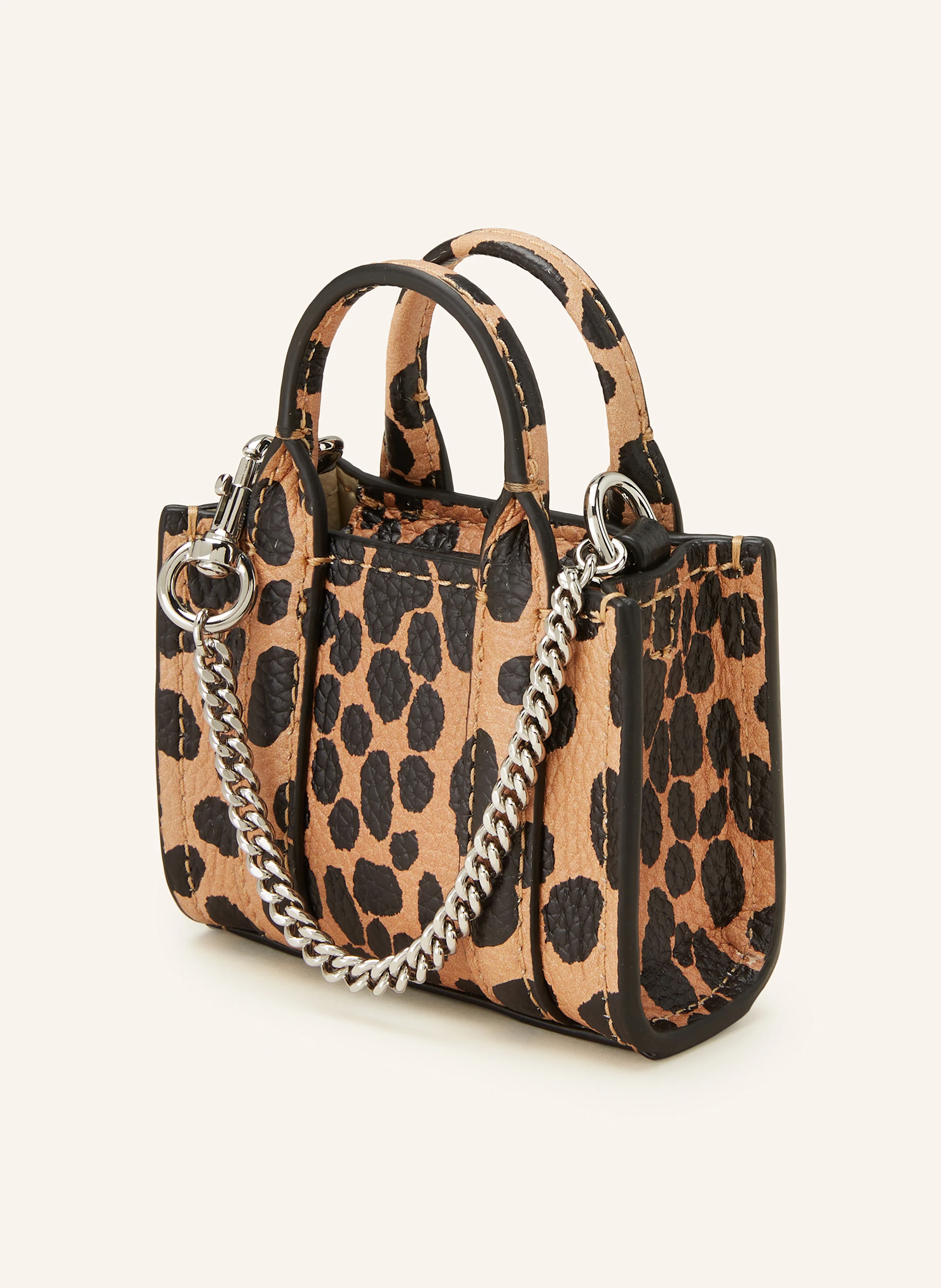 MARC JACOBS Taschenanhänger THE CHEETAHNANO TOTE CHARM