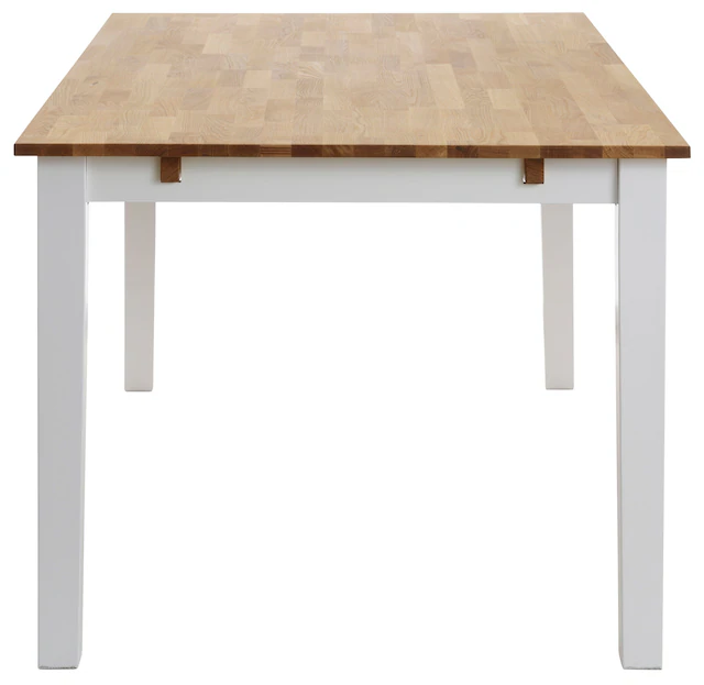 Home affaire Esstisch »Samba Holztisch Landhaus Küche Bestseller« aus massivem Buchenholz, 140 cm oder 180 cm, verlängerbar