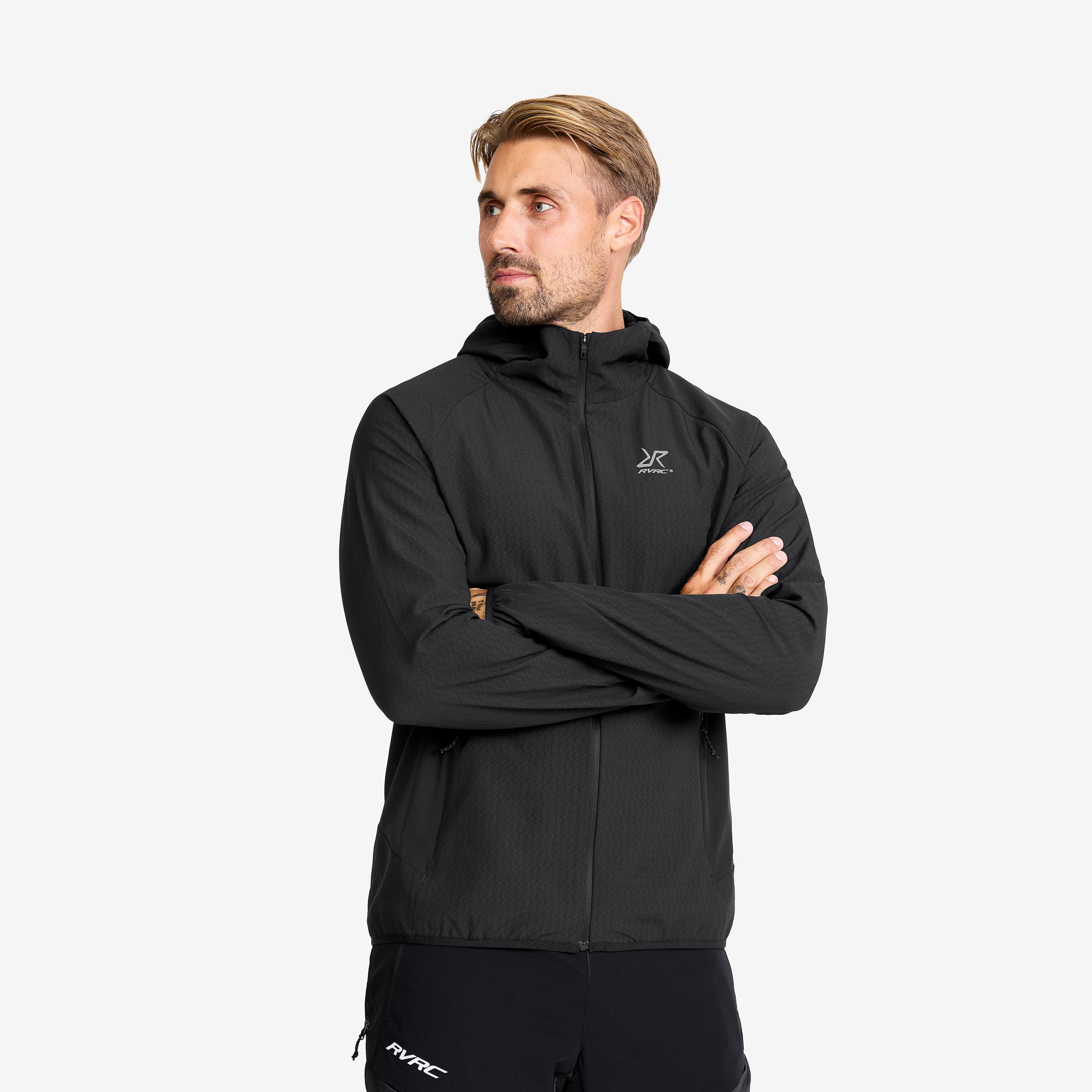 Distance Pro Wind Jacket Herre Black