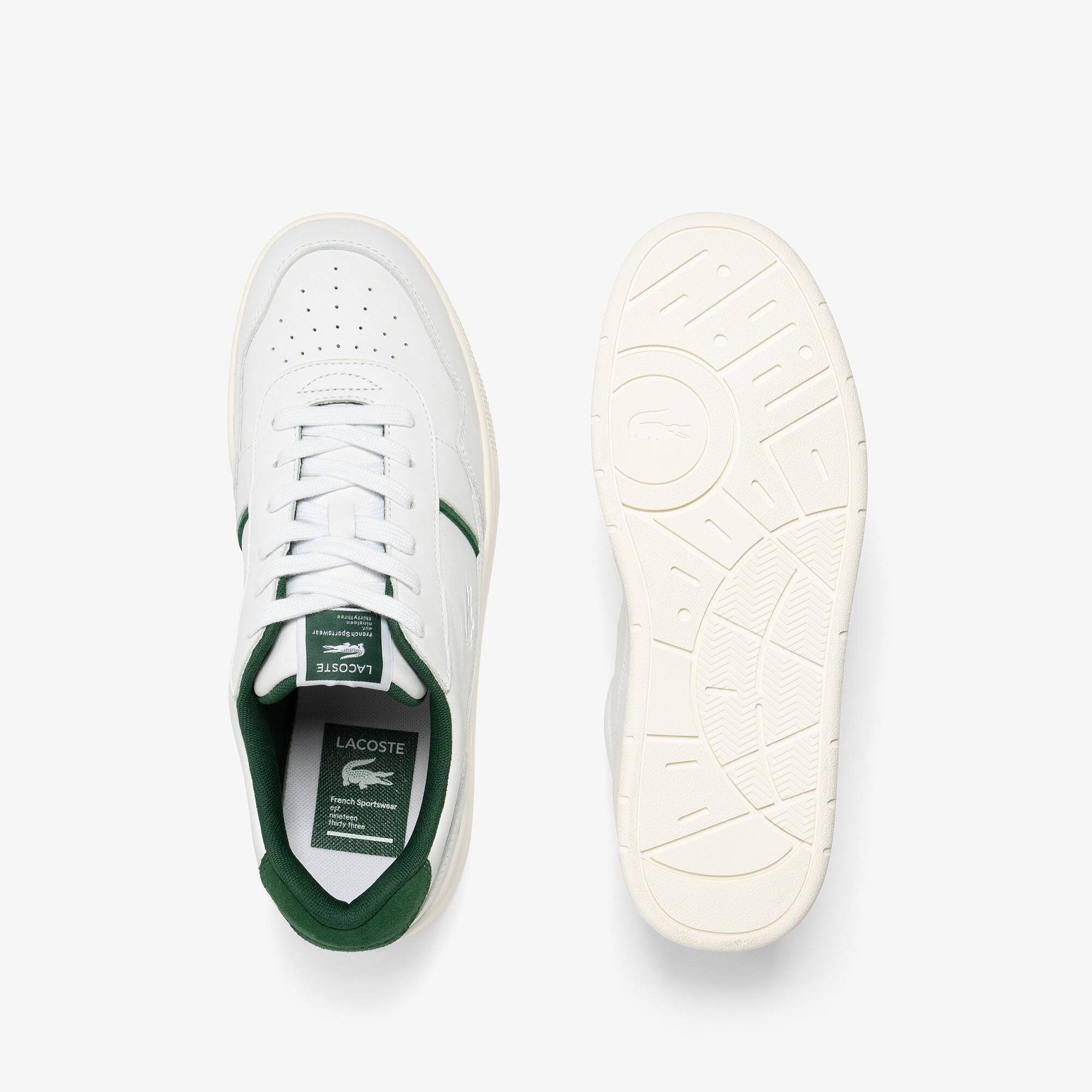 Damen-Sneakers Aceclip aus Premium-Leder Sneakers - Weiss - Lacoste - Damen