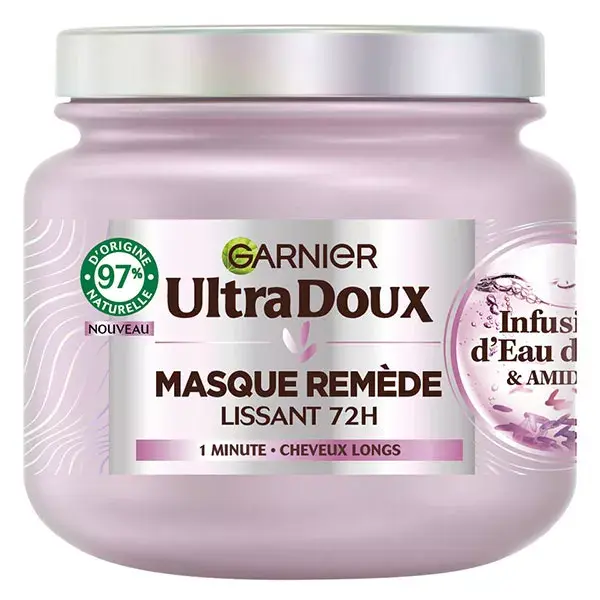 Máscara Facial Suavizante Garnier Ultra Doux com Infusão de Água de Arroz 340ml