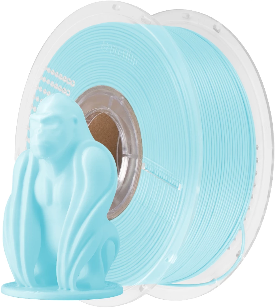AzureFilm  PLA Baby Blue Pastel, 1,75 mm / 1000 g    Hochwertiger Druck mit guten mechanischen Eigenschaften