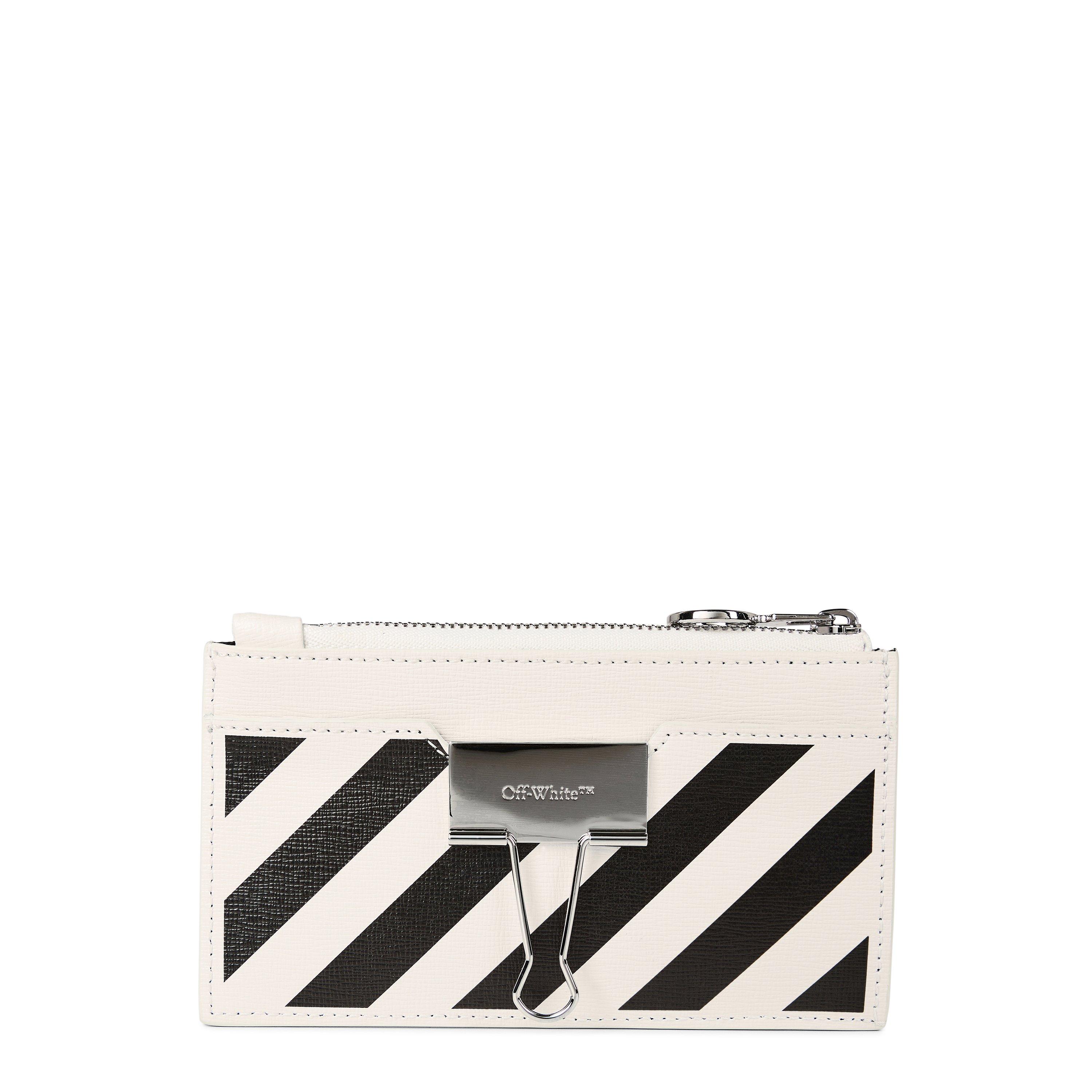 Off White Zip Card Case