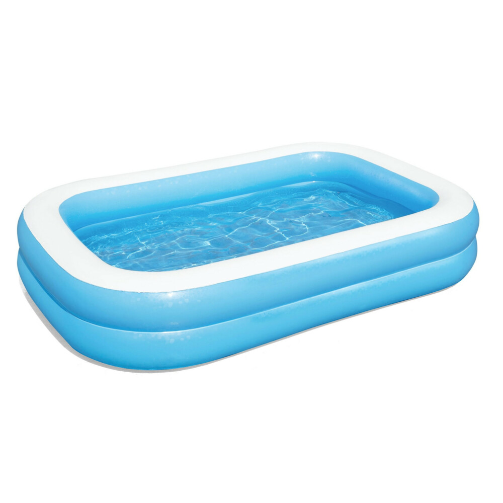 Bestway Familiebad Rechthoek Blauw 262 cm